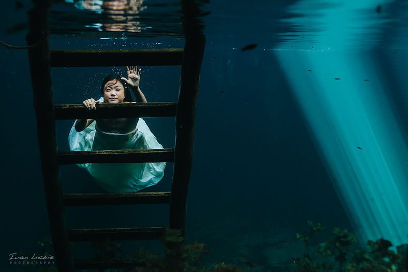 Judy+Victor -Azul Fives ans Cenote Trash the dress - LuckiePhotography-1