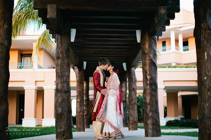 Moon Palace Playa del Carmen Indian wedding photography - Portraits - Ivan Luckie Photography