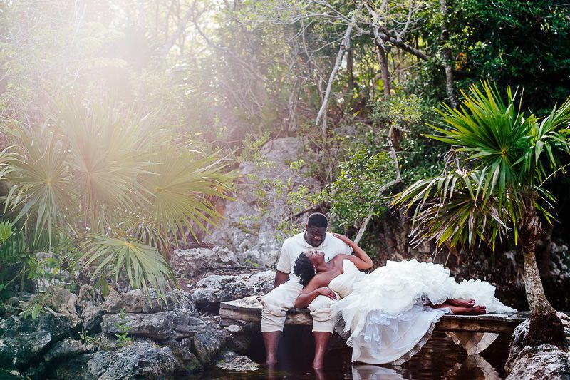 Chanel+Derick - Moon Palace Cancun wedding photographer - Ivan Luckie Photography-1