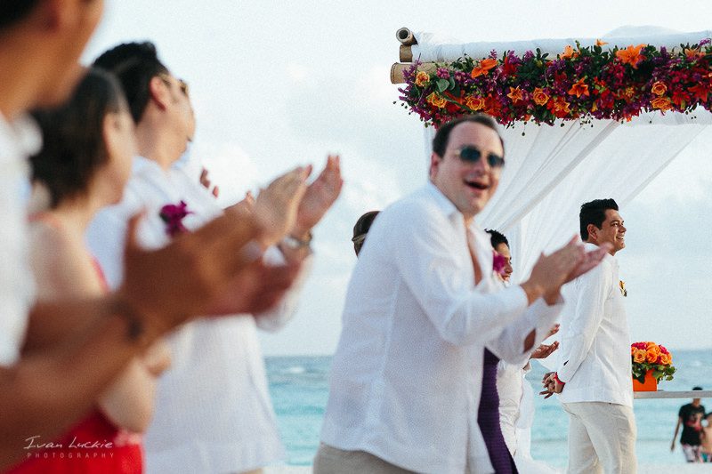 Deborah+Carlos - Amndala Beach Club Cancun Wedding Photographer- Ivan Luckie Photography-15