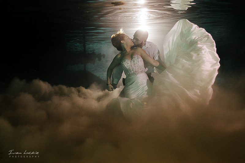 Doreen+Christian - Cenote underwater wedding Photographer - Ivan Luckie Photography-3