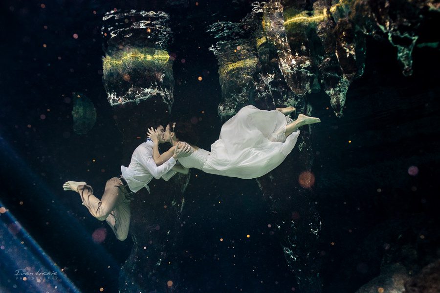 Underwater Cenote Trash the Dress - Gran Cenote Tulum - day after