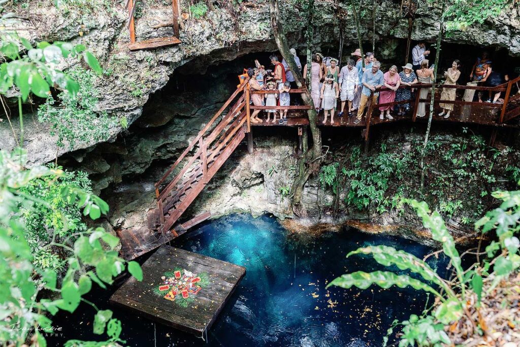 A cenote ceremony top view