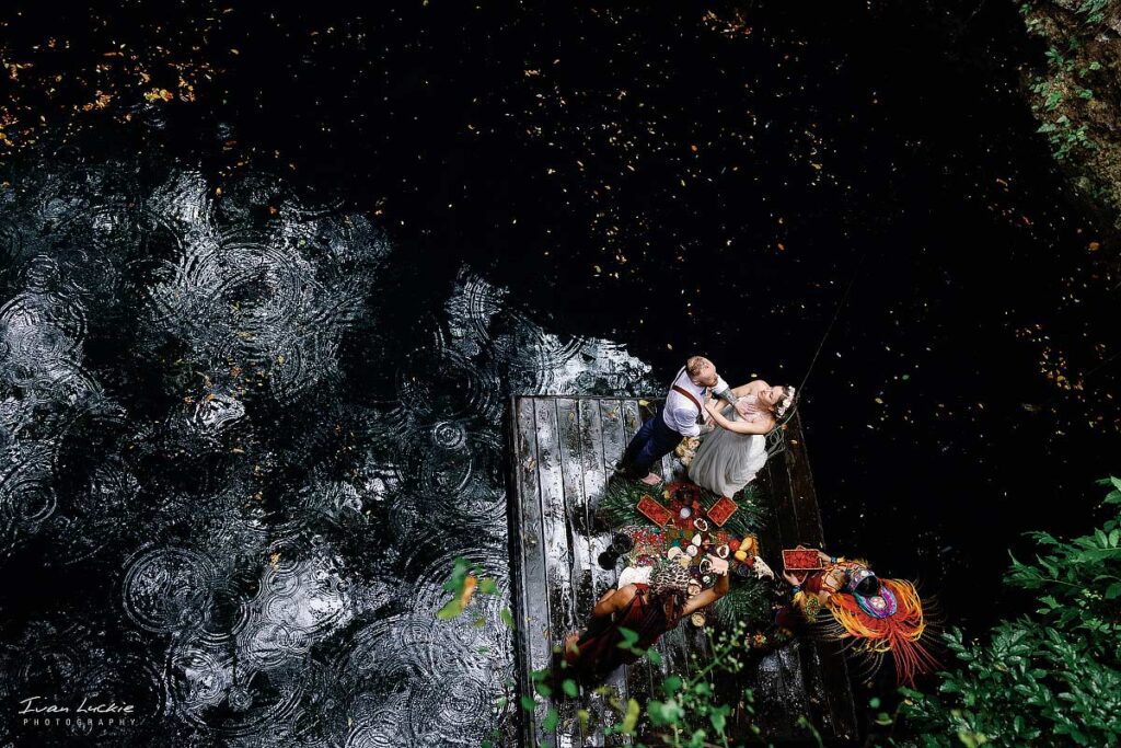 another view of the cenote ceremony